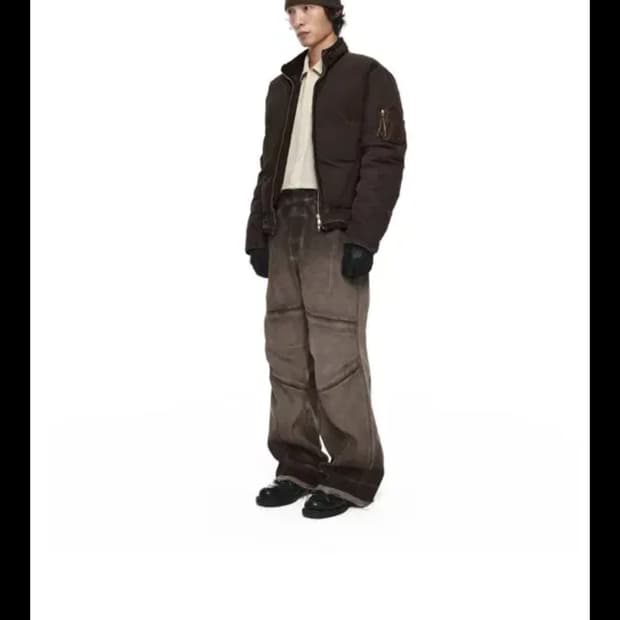 엑슬림 ep8 01 트라우저 워시드 브라운 s 구매