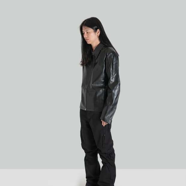 포스트아카이브팩션 아카이브 카바렛 레더자켓 M사이즈