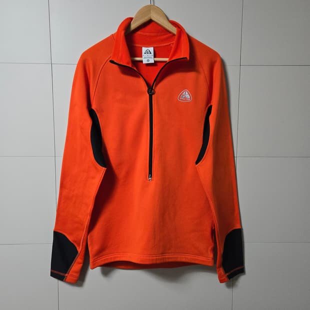 나이키 ACG 오리건시리즈 리이슈 폴라텍 풀오버 반집업피칸테 레드 M