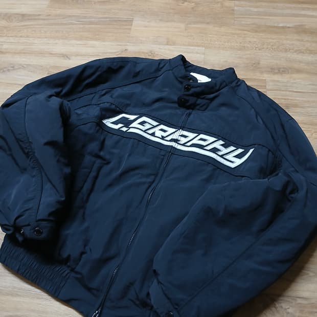 CGP 코드그라피 바이커 점퍼 누빔 자켓 L 100