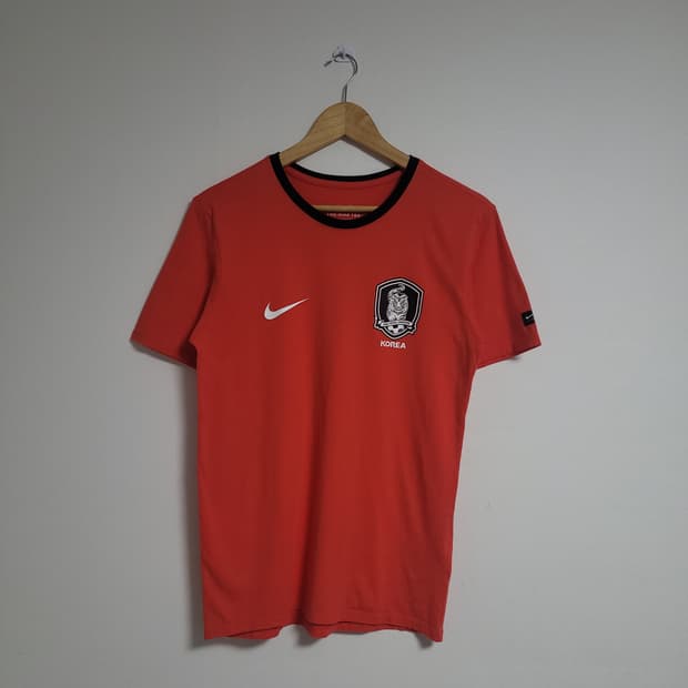 (M) NIKE 나이키 대한민국 축구 국가대표팀 레드 티셔츠