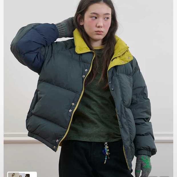 노컨텐츠 리버시블 덕다운 (택o 새제품)