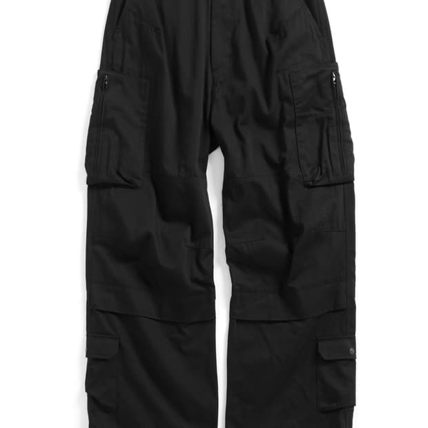 해칭룸 집 카고 팬츠 블랙 4 Zip Cargo Pants