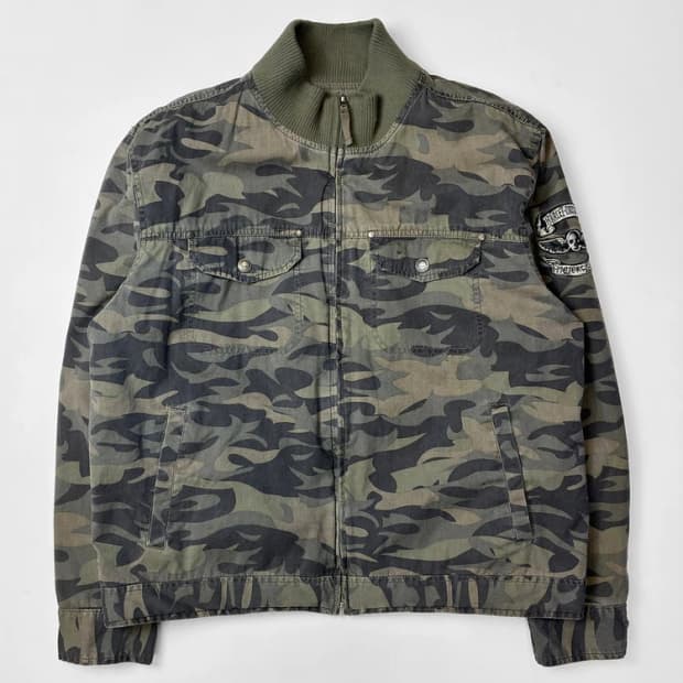 할리데이비슨 머드 독 카모 리버시블 자켓 PN5511   