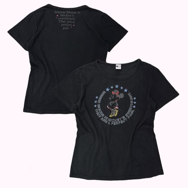 minnie mouse printing t-shirt