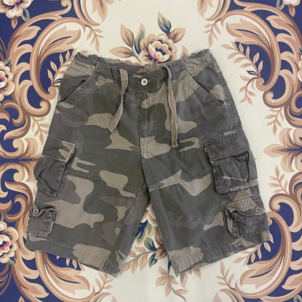 (XL)VTG 카모 카고 반바지