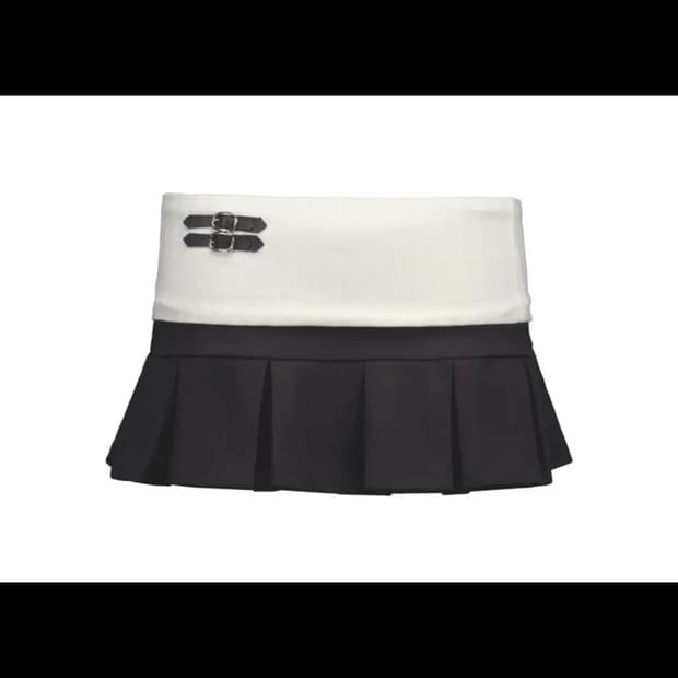 포어링 밴딩 미니스커트