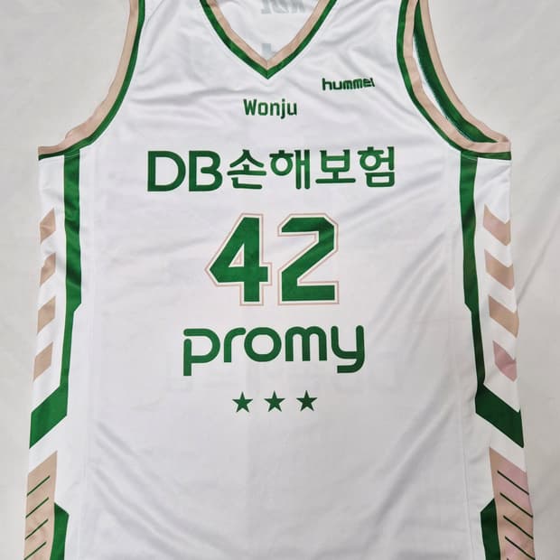 원주 DB 원정 윤성원 실착 유니폼 팝니다 