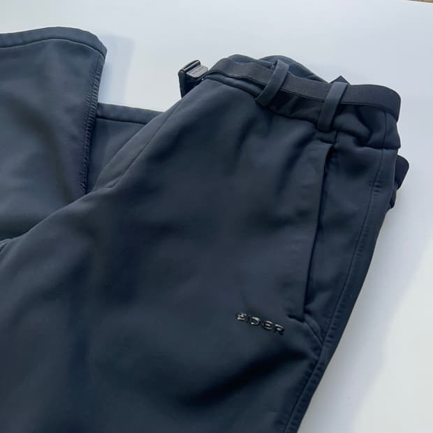 M 아이더 먹색 슬림레귤러핏 안감기모 등산팬츠