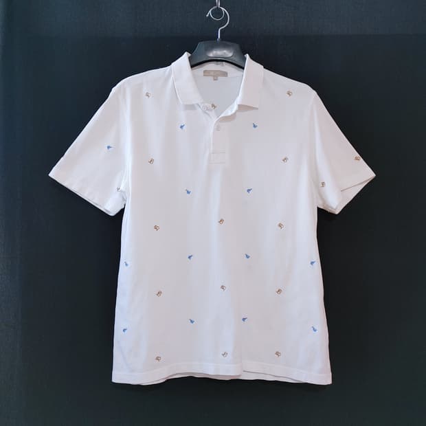 BEANPOLE 빈폴 멀티 자수로고 반팔카라티