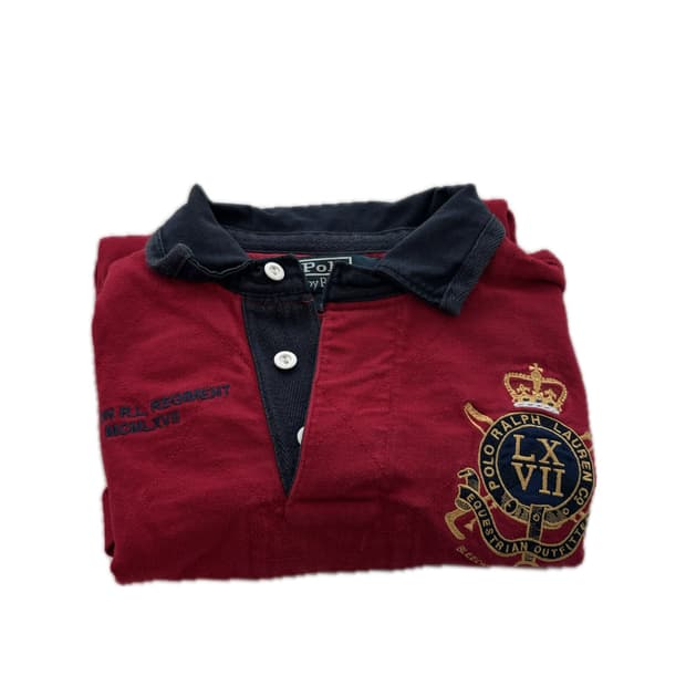 폴로 랄프로렌 럭비티 빨강