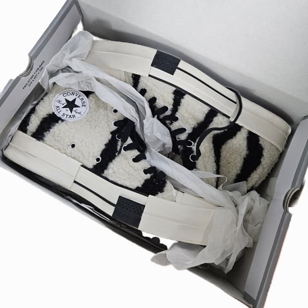 컨버스 척테일러 다크쉐도우 지브라 275