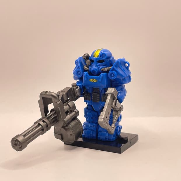 폴아웃 피규어 T60 파워 아머 블루(배송비 포함 가격)
