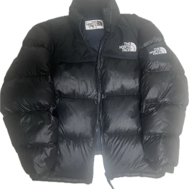 노스페이스 눕시 블랙 패딩 XL