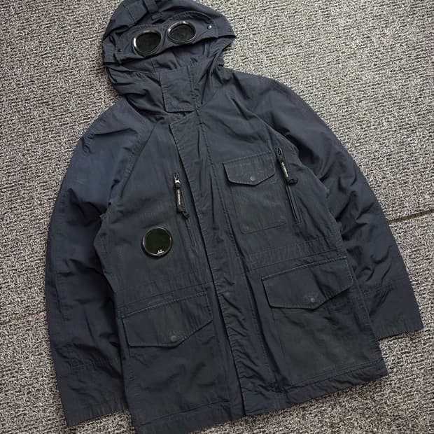 CP컴퍼니 가먼츠 다이드 고글 유틸리티 야상 자켓 2352