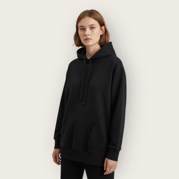 S/ 메종 마르지엘라 포켓디스 오버 후드티