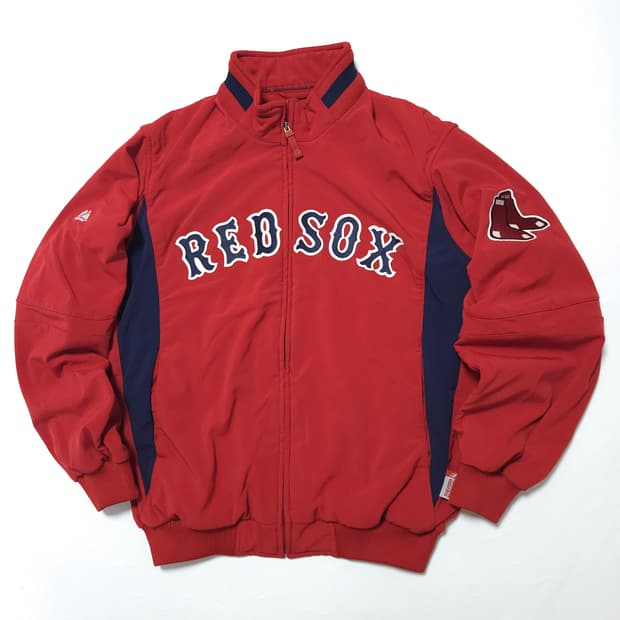 마제스틱 MLB 보스턴 레드삭스 써마베이스 점퍼 자켓