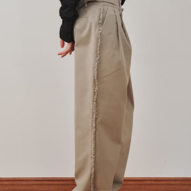 플리즈프로젝트 디스트로이드 트라우저 팬츠 베이지 1