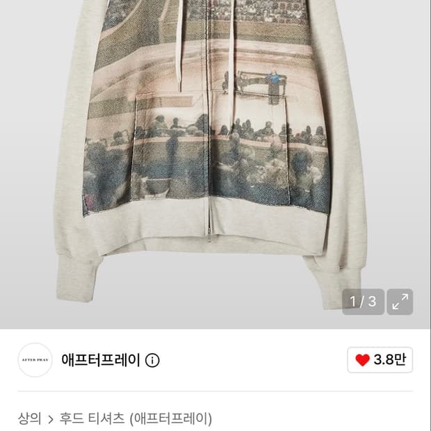 AFTER PRAY 후드집업