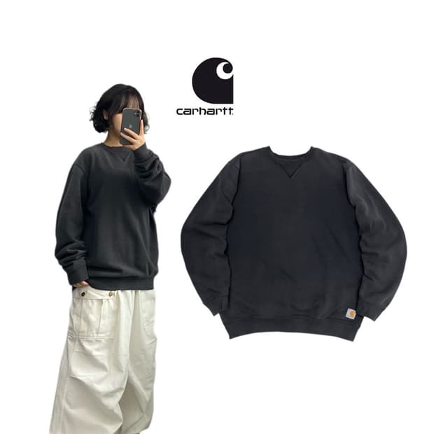 칼하트 OG 페이딩 롱슬리브 블랙