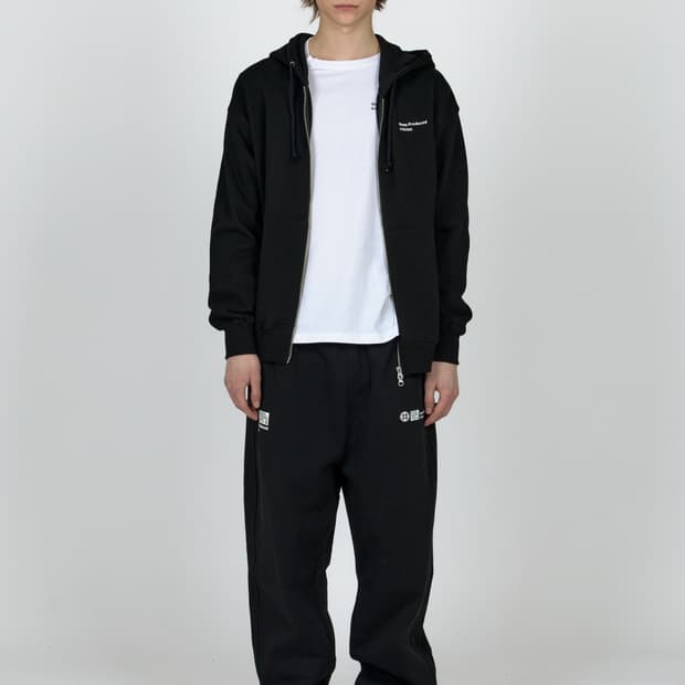 MPa HOOD ZIP UP (BLACK)