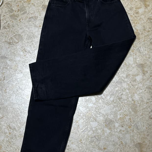 유니클로 와이드 스트레이트진 31