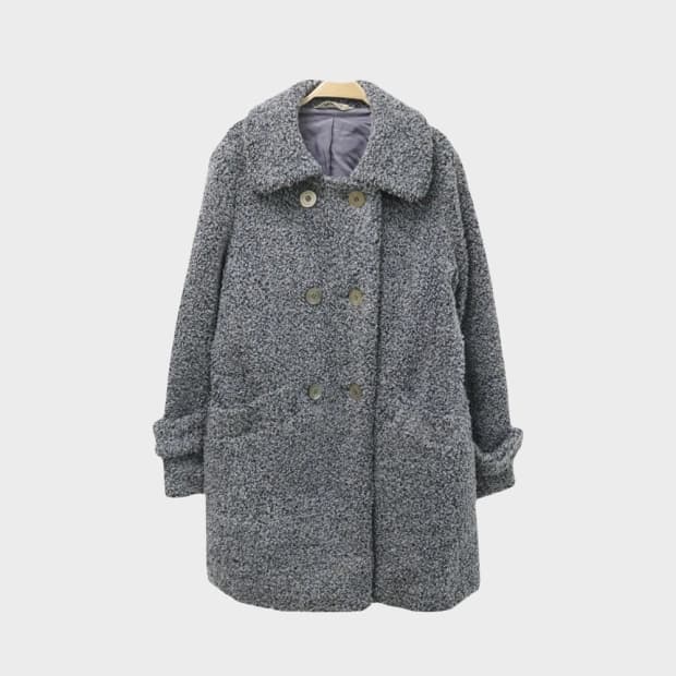 히스테릭 글래머 부클 더블 코트 63332