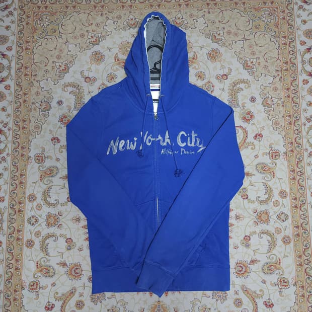 타미힐피거 코튼 남성 후드집업
M