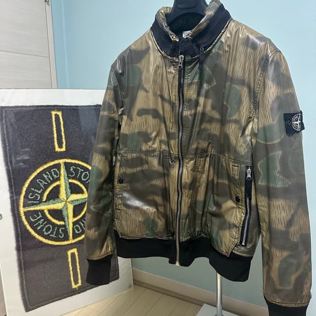 스톤아일랜드 AW10 카모플라쥬 아이스 자켓 XL 매장택