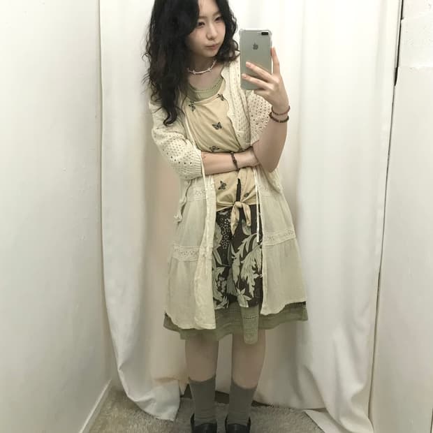 버터플라이 히피 코디 세트 🌼