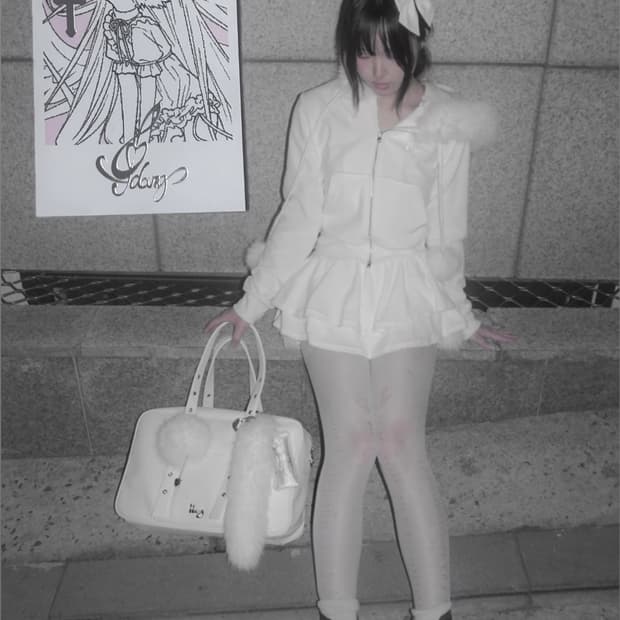 달천깔 아이당클럽 퍼 벨벳 후드집업+스커트 셋업