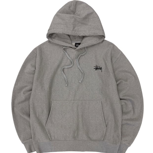 Stussy 스투시 후드티 그레이 (L/국내100~105)