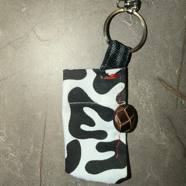 Zebra Vintage key chain