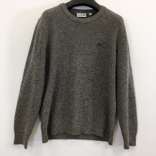 라코스테 패치로고 울 100% 연사하찌니트 105 