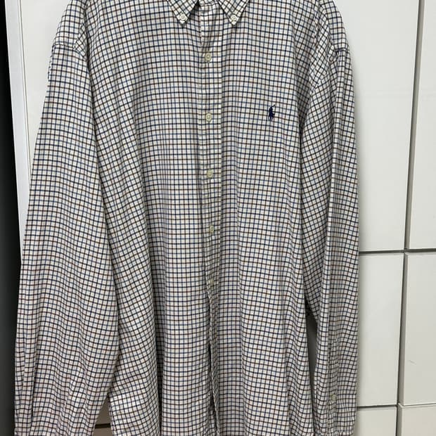폴로 체크 셔츠