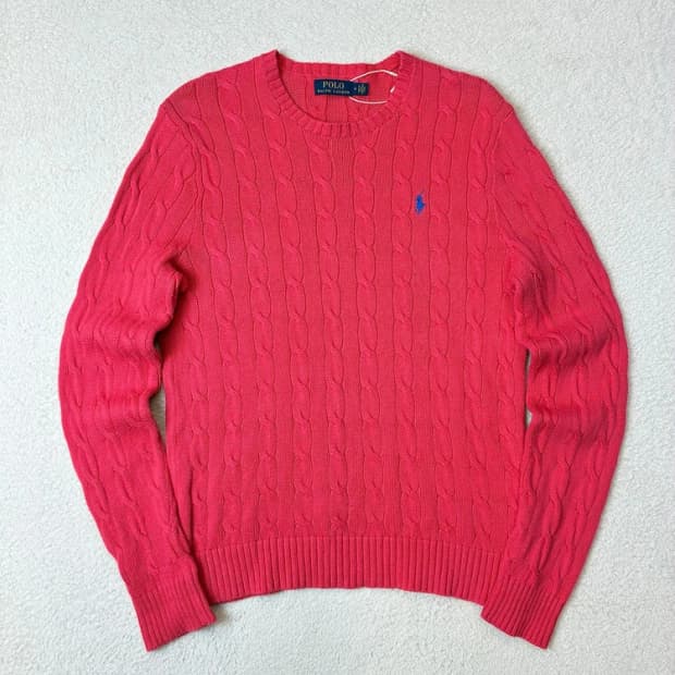 폴로 랄프로렌 케이블 시그니처 로고 니트 PN6204