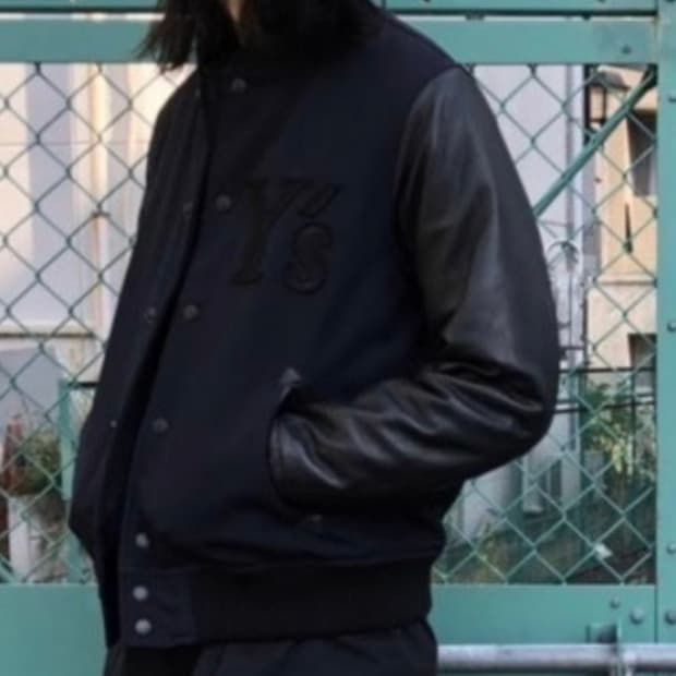 Y’s 요지야마모토 바시티 자켓