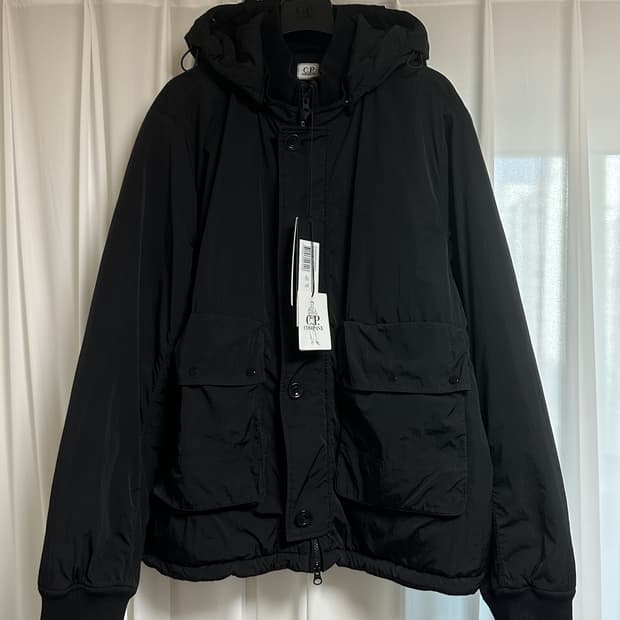 CP컴퍼니 크롬R 고글 봄버 자켓 블랙 54 (새상품급 1회착)