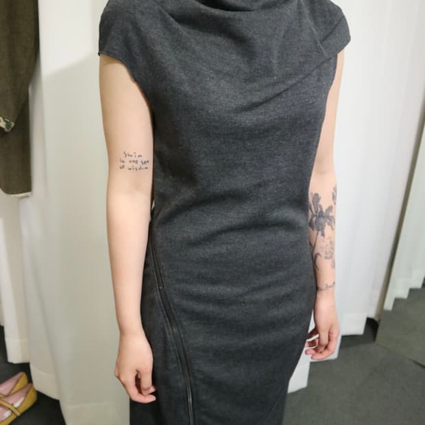 Helmut Lang zip one-piece