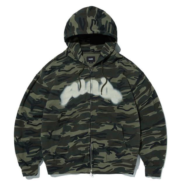 스웨이드 FIRE SUADE HOOD ZIP UP CAMO 후드 집업