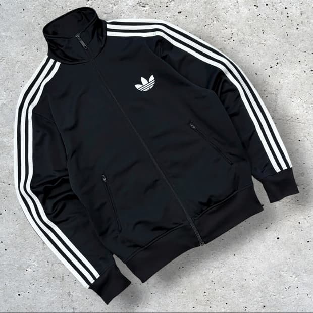 [90] 13s 아디다스 파이어버드 블랙 삼선 트랙탑 져지 B292