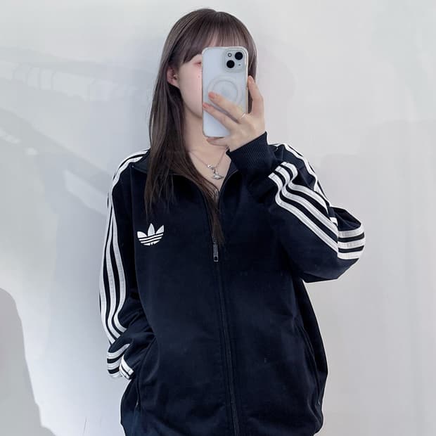 아디다스 파이어버드 블랙 트랙탑