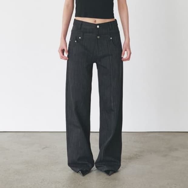 Ordes 오데스 DOUBLE WAIST PANTS 더블웨이스트 팬츠 1