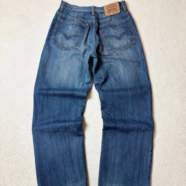 리바이스 00's 오렌지탭 220 루즈핏 데님 팬츠 PN6585