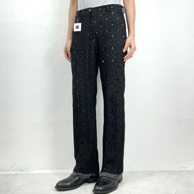 Sasquatchfabrix 21SS Cutwork Lace Easy T