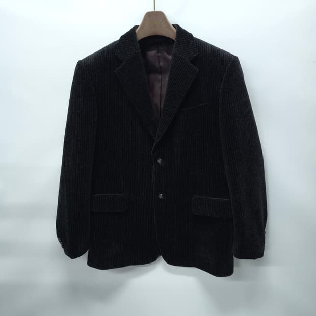 유니버시티 오브 캠브릿지 벨벳 싱글 블레이져 100