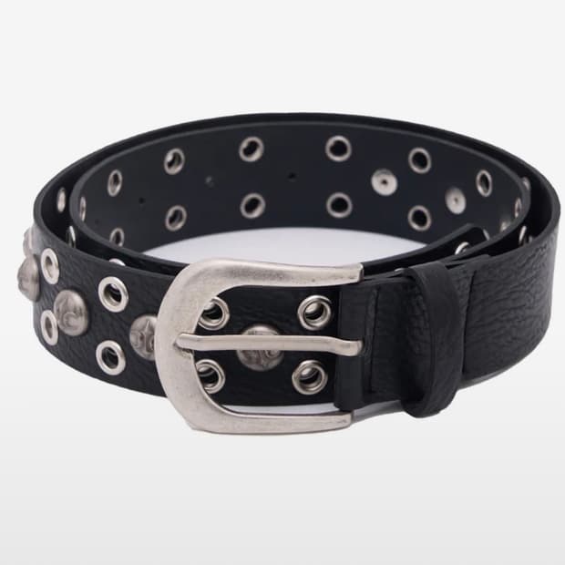 하우스락클럽 벨트 HEAVY ROCK STUD BELTS BLACK