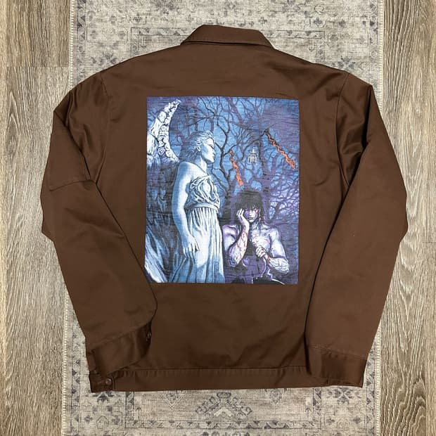 슈프림 x 더크로우 워크 자켓 브라운