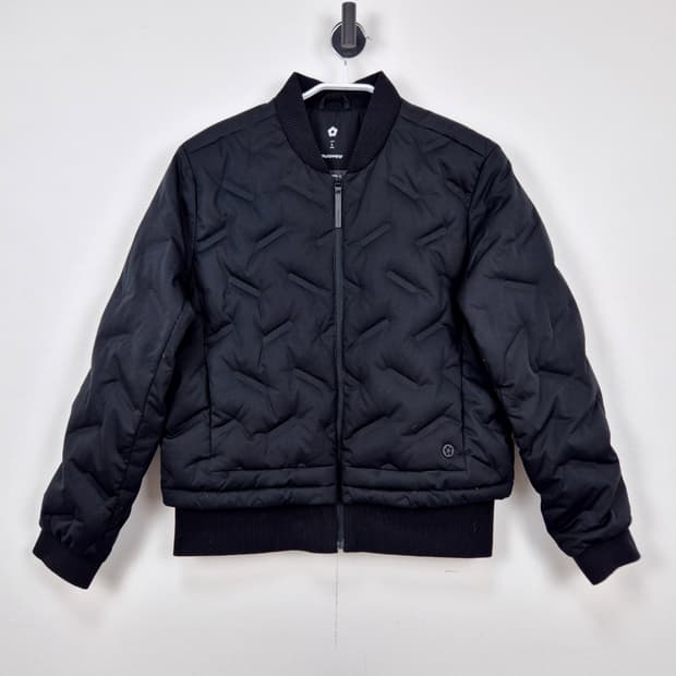 mulawear 유니섹스 블랙 퀼팅 덕 다운 점퍼