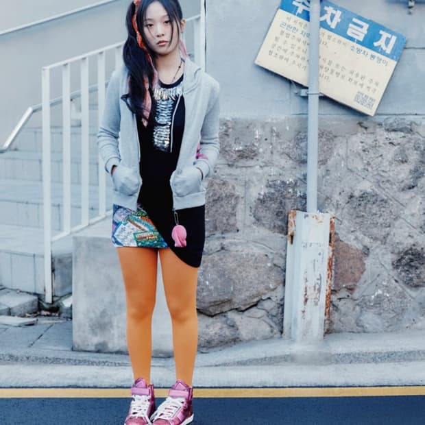 (에피 착용) 생로랑 SL/14H 핑크 글리터 하이탑 36.5